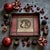 This elegant French decorative tray was likely crafted in France around 1880–1910 using an earlier hand-colored stipple...