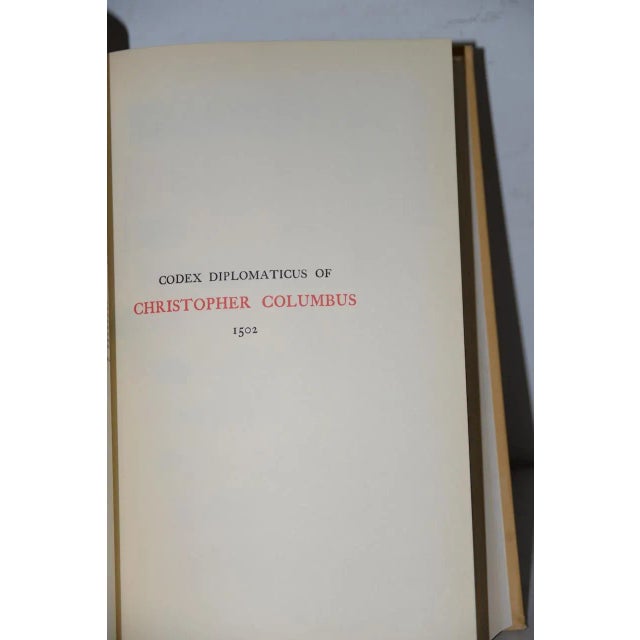 Christopher Columbus Fascimile of His Own Book of Privileges 1502, Mexico 1992 For Sale In San Francisco - Image 6 of 12