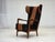 Danish Highback Armchair in Wool and Beech by Fritz Hansen, 1960s For Sale - Image 14 of 18