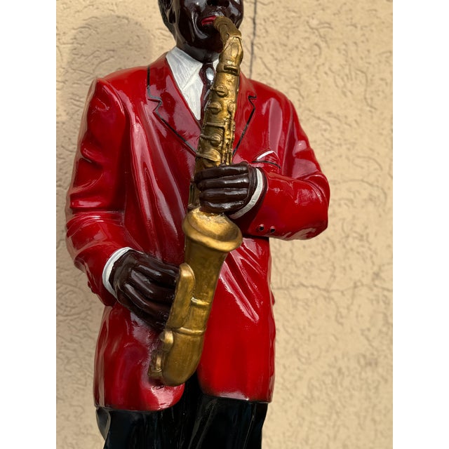 Plastic Large American Jazz Figurine, 1960s For Sale - Image 7 of 10