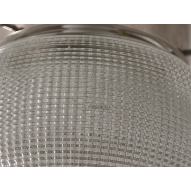 Vintage French Industrial Ceiling Light from Holophane, 1930s For Sale - Image 6 of 8