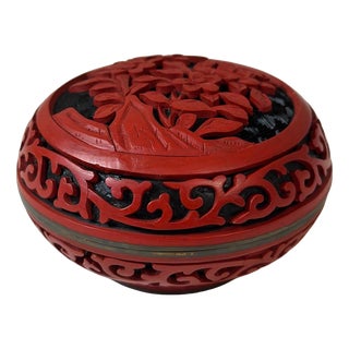 Enamel Jewelry Box, 1950s For Sale