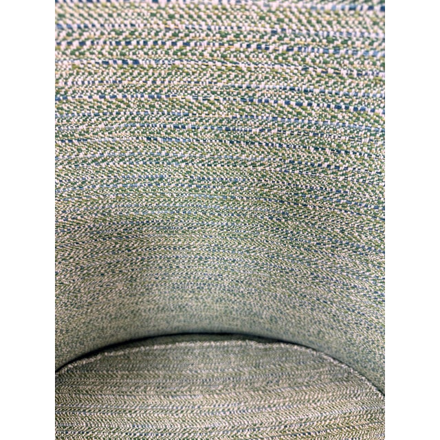 Custom Stewart Furniture Wingback in Thibaut Fabric For Sale - Image 10 of 14