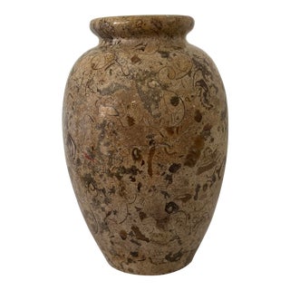 Late 20th Century Postmodern Small Marble Vase For Sale