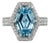Santa Maria Aquamarine Ring, Size 7 For Sale