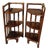 Rattan Corner Shelves, 1980s, Set of 2 For Sale