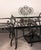 Metal Late 20th Century Wrought Iron Patio Table & 4 Chairs For Sale - Image 7 of 7
