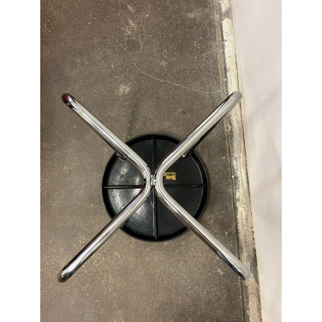 Tubular Stool with Bakelite Seat by Josef Hurka for Lidokov, 1940s, in Good conditions. Designed 1950 to 1959 This piece...