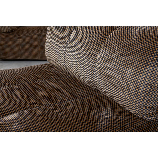 Textile Large Space Age Modular Sofa, Italy, 1960s, Set of 5 For Sale - Image 7 of 8