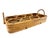 Wood 1960s Mid-Century Modern Rattan Drink Caddy With Wine Bottle Rack For Sale - Image 7 of 12