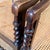 Traditional Pair of Antique Caned Barrel Chairs For Sale - Image 3 of 15