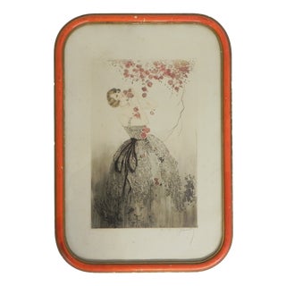 Jean Hardy, Portrait Composition, 1920s, Lithograph, Framed For Sale