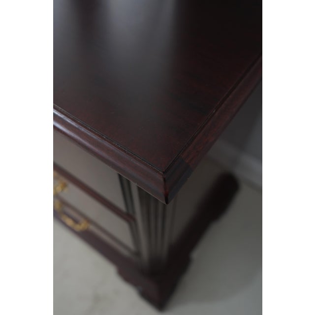 Wood Thomasville Chippendale Style Mahogany Dresser W. Mirror For Sale - Image 7 of 18