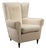 Vintage Bergère Lounge Chair in Beech and Fabric, 1950s For Sale