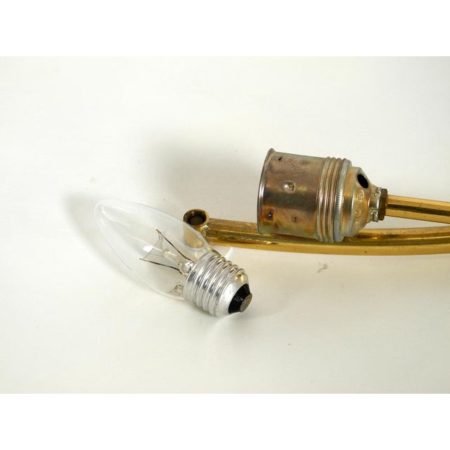Vintage German Duan Brass Pendant Lamp by Florian Schulz, 1970s For Sale - Image 13 of 17