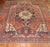 Zabihi Collection Pictorial Animal Figure Antique Persian Serapi Carpet - 11'1" x 15'1" For Sale - Image 14 of 18