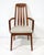 Mid-Century Modern Teak Upholstered Dining Chairs 2 Arm 2 Sides in the Style of Danish Modern For Sale - Image 3 of 17
