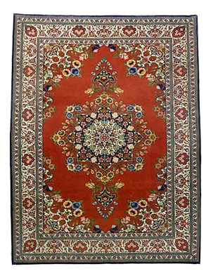 Vintage Ghom Rug, 1970s