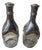 Crystal and Pewter Decanters, 1950s, Set of 2 For Sale