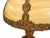 Amber Vintage Art Nouveau Style Amber Glass Table Lamp With Ornate Metalwork For Sale - Image 8 of 8