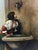 Early 20th Century Framed Original Oil Painting on Canvas 'Roman Girl at the Well' Inspired by Léon Bonnat (France 1833-1922) For Sale - Image 9 of 18