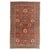 Antique Persian Serapi Carpet, Handmade Wool Oriental Rug Ivory, Rust Light Blue For Sale - Image 9 of 18