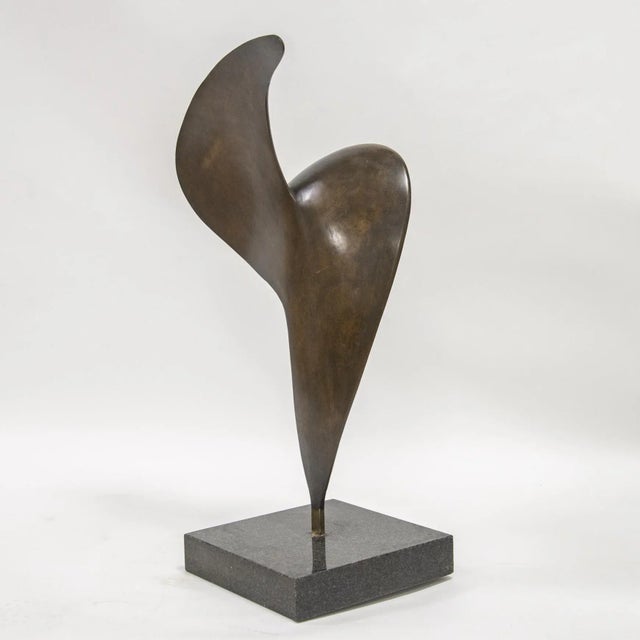 Franco Asco, Forma Evoluzione 18E, 1955, Bronze & Stone For Sale - Image 9 of 9