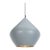 Tom Dixon Beat "Stout" Led Pendant Light - Grey & Silver For Sale