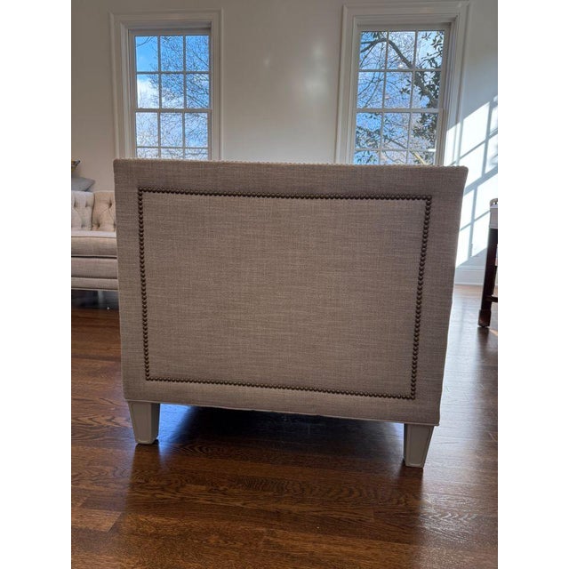 3 Piece Sectional With Nailhead Detail For Sale In Nashville - Image 6 of 8