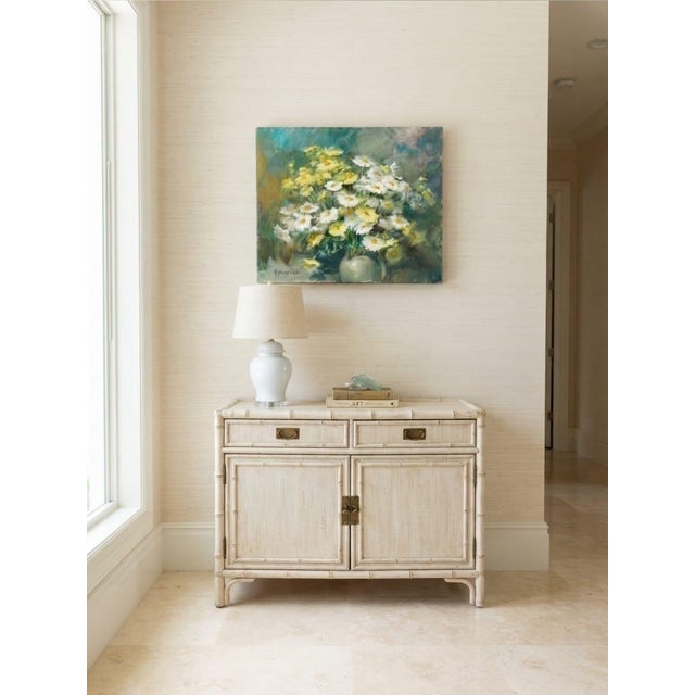 1960s Painting Floral Still Life Canvas Art Signed For Sale - Image 12 of 12