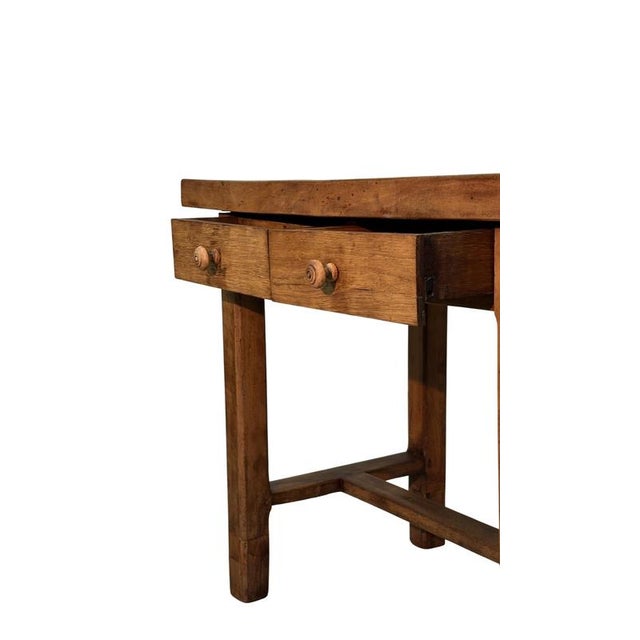 19th Century Walnut Writing Desk For Sale - Image 4 of 5
