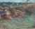 Vintage Ukrainian Impressionist Oil Painting, Rural Landscape, 1960s 18-22 For Sale - Image 6 of 6