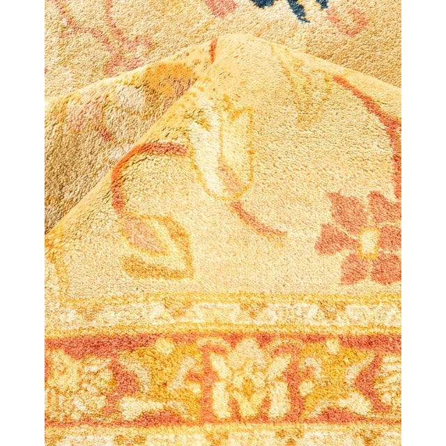 Textile Mogul, One-of-a-Kind Hand-Knotted Area Rug in Ivory, 8' 1" x 10' 1" For Sale - Image 7 of 8