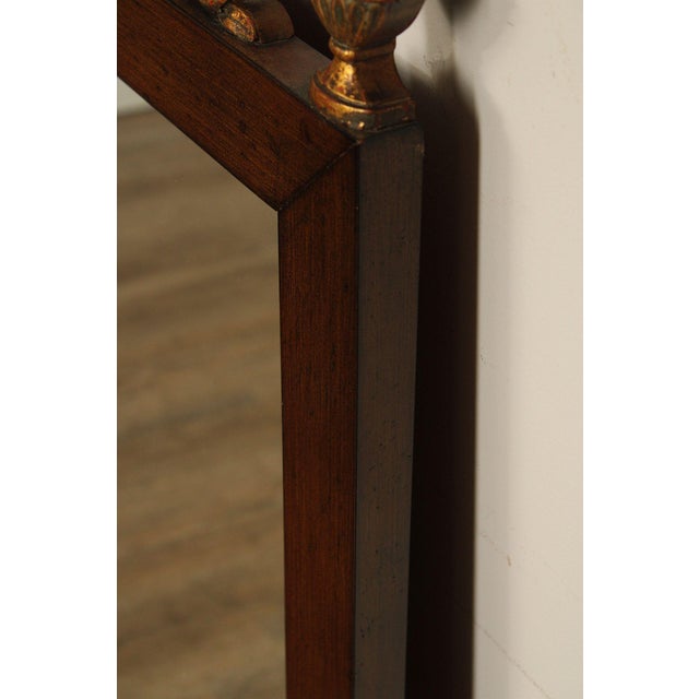 John Widdicomb Adam Style Mahogany And Partial Gilt Wall Mirror For Sale - Image 14 of 18
