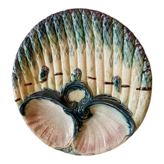 Antique French Asparagus Plate For Sale