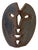Brutalist Iron Mask Sculpture, 20th Century For Sale