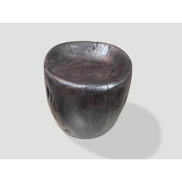 Contemporary Andrianna Shamaris Modern Organic Hand Carved Minimalist Chair For Sale - Image 3 of 5