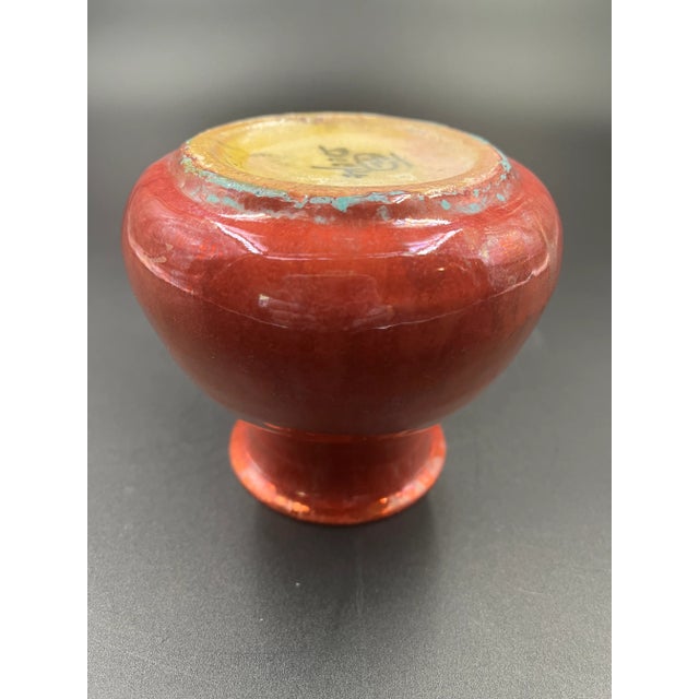 Late 19th Century Late 19th Century Earthenware Glazed Delft Petite Pottery Vase For Sale - Image 5 of 13