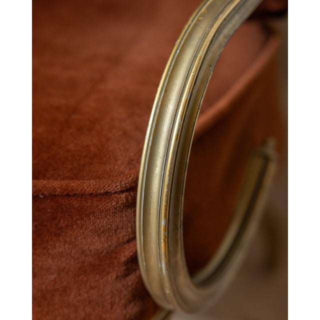 Mid-Century John Van Koert Troy Sunshade Cymbal Gold Aluminum Lounge Armchair, Attributed For Sale - Image 15 of 17