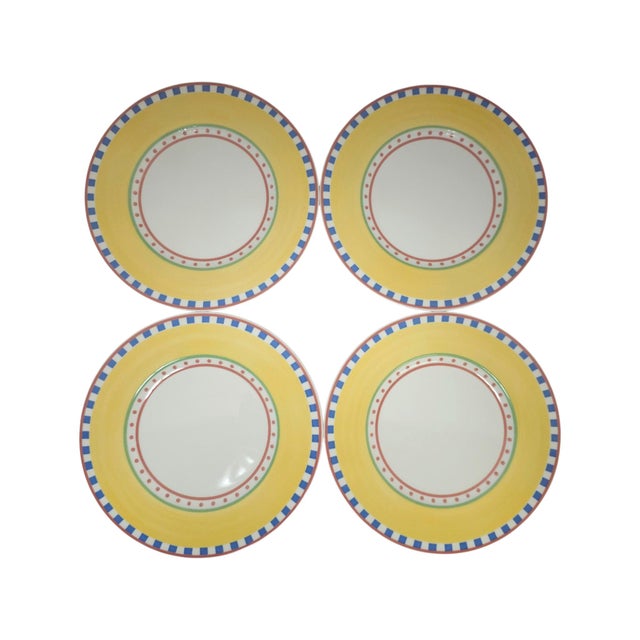 Contemporary Villeroy & Boch Twist Bea German Fine China Salad Plates, Set of 4 For Sale - Image 3 of 10