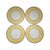 Contemporary Villeroy & Boch Twist Bea German Fine China Salad Plates, Set of 4 For Sale - Image 3 of 10