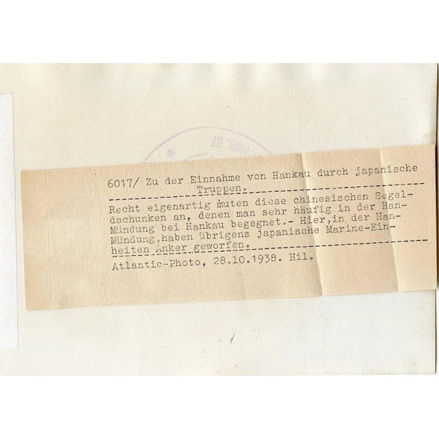 Hankau Conquest is a photograph on polished paper taken on October 28, 1938. Stamp of Atlantic-Photo and stereotype in...