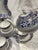 Antique Austrian Porcelain 10 Pc Tea Set Cobalt Blue and Gold, Fischer & Mieg Pirkenhammer For Sale - Image 11 of 12