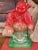 Holiday 2024 Red & Green Buddha Sculpture For Sale - Image 4 of 12