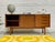 Brown Mid Century Modern Styled Handmade Teak Credenza | Danish Media Stand Sideboard For Sale - Image 8 of 12