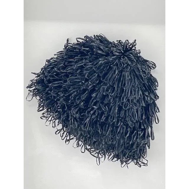 Vintage Black Shag Swim Cap For Sale In Atlanta - Image 6 of 6