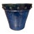 Vintage Modern Rimini Blue Ceramic Pottery Earthenware Indoor/Outdoor Planter For Sale