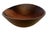 Modern Hand-Turned Cherry Wood Bowl Signed by O. Lufton For Sale - Image 4 of 15