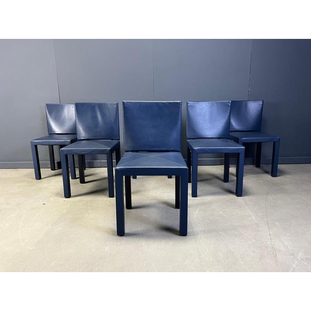 Paolo Piva Arcadia Dining Chairs attributed to Paolo Piva for B&B Italia, 1980, Set of 6 For Sale - Image 4 of 12