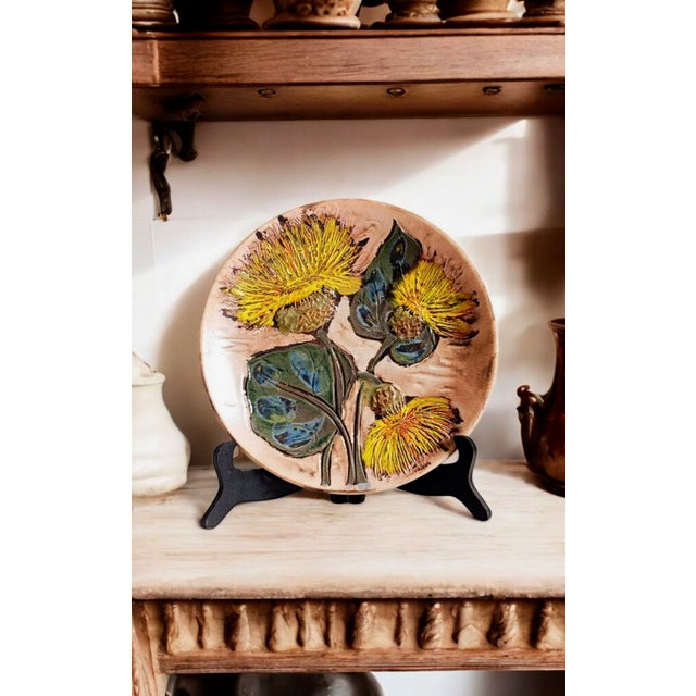 Mid-Century Ceramic Plate attributed to Ruscha, West Germany, 1950s For Sale - Image 6 of 15